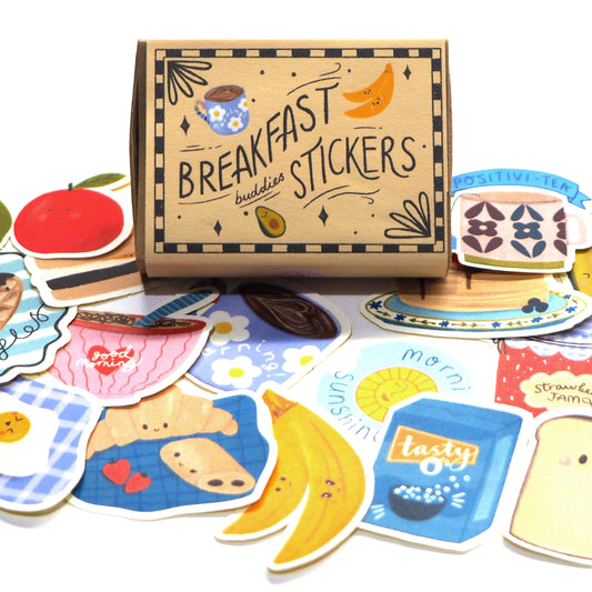 Breakfast Stickers Matchbox Set